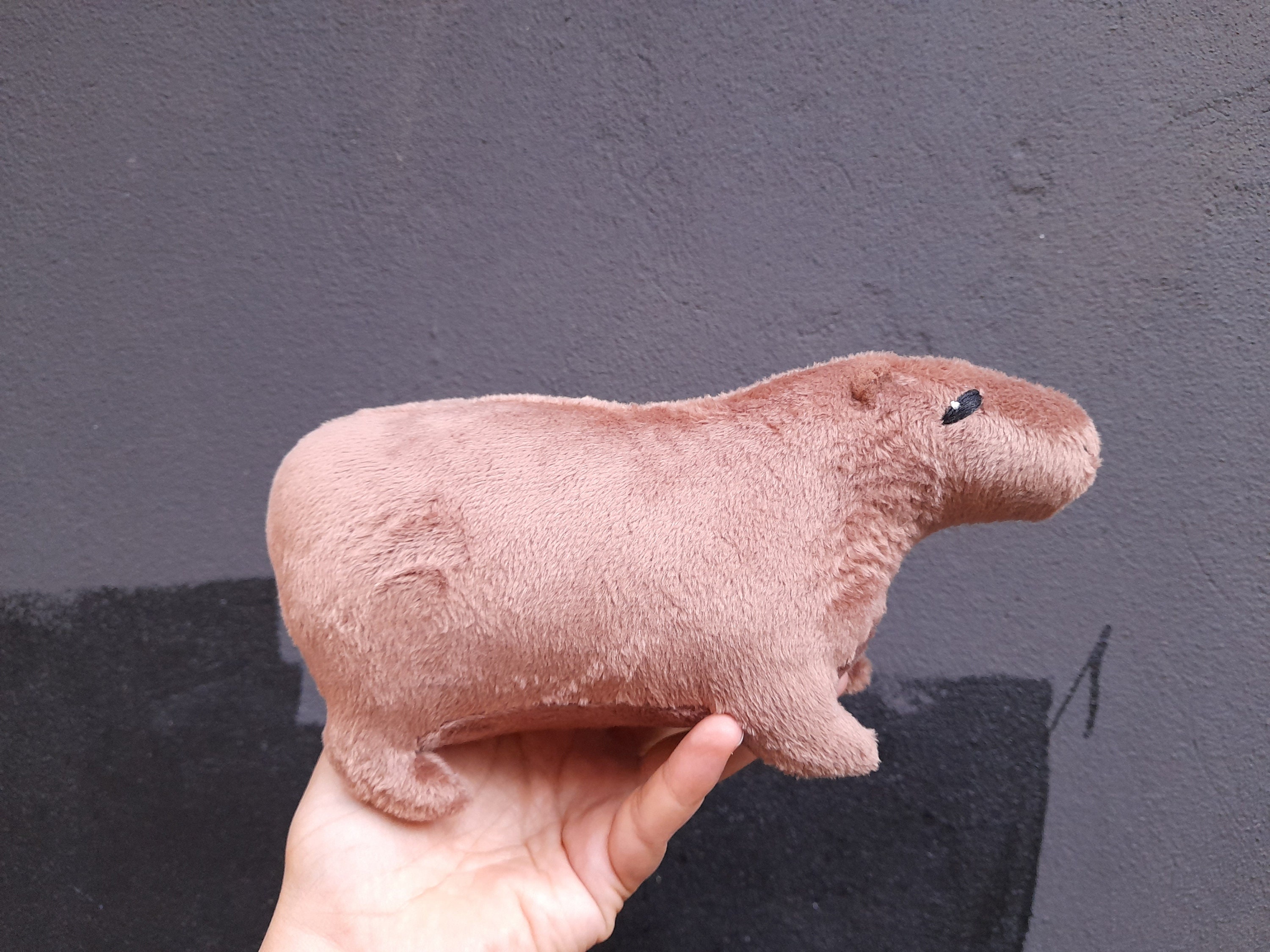 Capybara Plush Toy Stuffed Capybara Plushie Fluffy Etsy