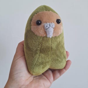 Kakapo Parrot New Zealand Parrot Decorative Pillow Stuffed Toy Kakapo Plushie Toy