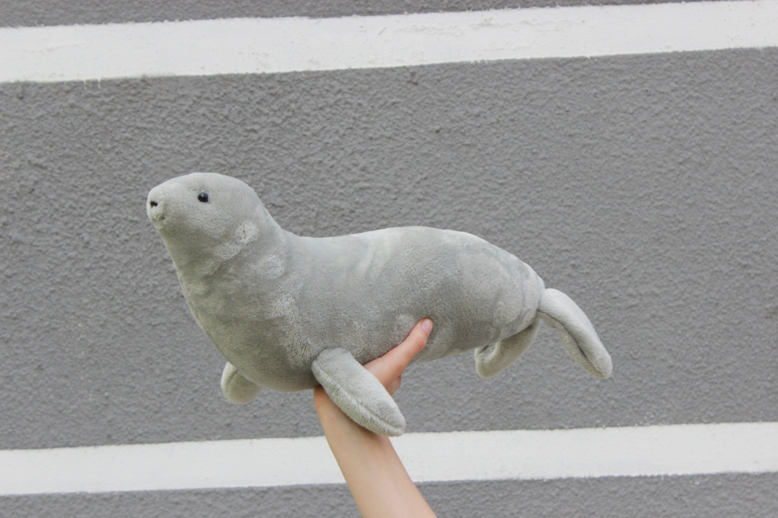 Seal stuffed animal plush toy Seal decorative pillow soft Etsy