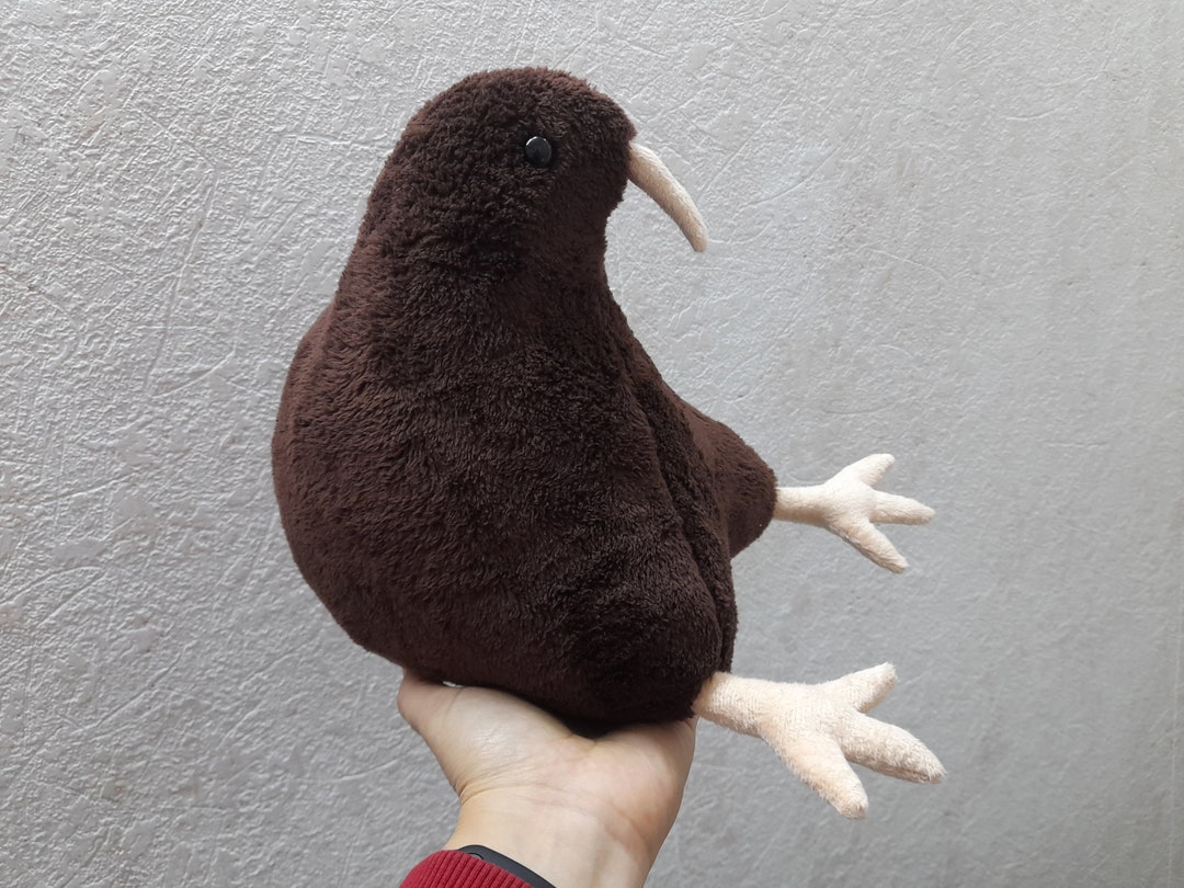 Kiwi Bird Soft Toy Kiwi Plush Kiwi Bird Stuffed Toy Etsy