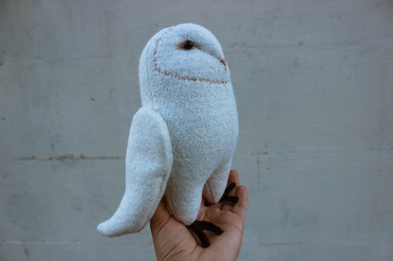 white owl stuffed animal