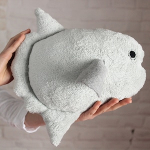 Stuffed Animals - Mola Mola Ocean Sunfish - Mola Fish stuffed toy - plush toy fish  - Decorative pillow toy - Beach house decor Sea nautical