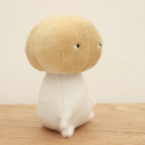 Mushroom Man plushie doll - beige