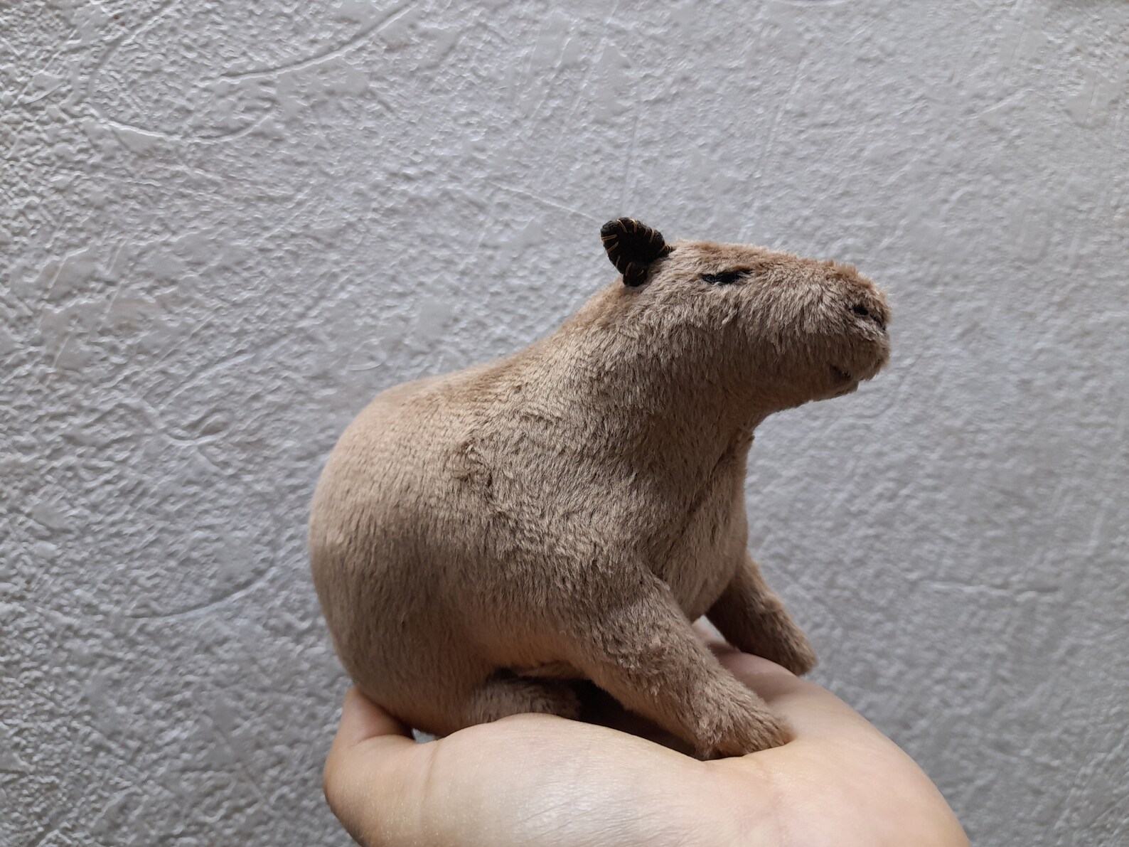 Capybara Plush Toy Stuffed Capybara Plushie Fluffy Etsy Canada
