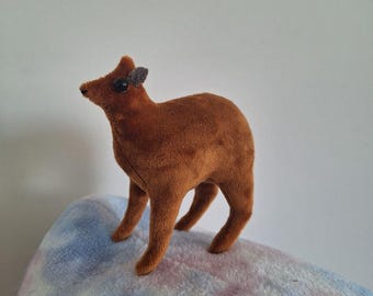 MADE TO ORDER Baby Dik dik deer plushie - stuffed animal - deer figurine