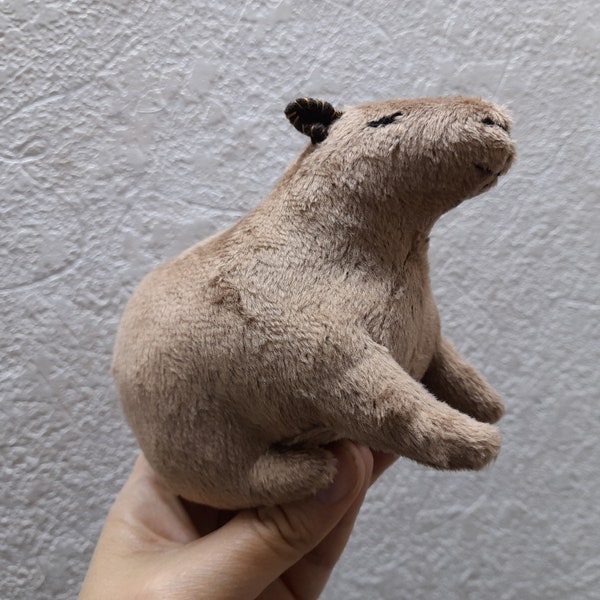 Capybara Plush Toy - Stuffed Capybara Plushie - Fluffy Capybara Stuffed Animal