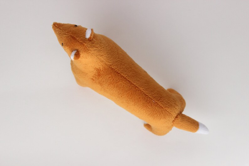 Red Cardigan Welsh Dog Stuffed Animal Plush Animal Dog Etsy