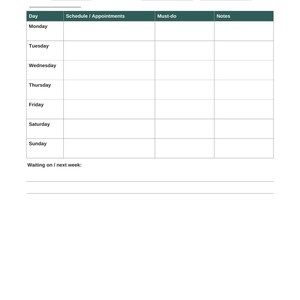 Home Management Binder Printable Bundle | Family Command Center, Cleaning Schedule, Home Maintenance Planner PDF | GoodNotes image 4