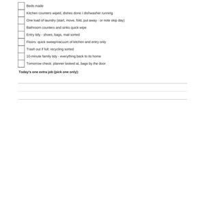 Home Management Binder Printable Bundle | Family Command Center, Cleaning Schedule, Home Maintenance Planner PDF | GoodNotes image 6