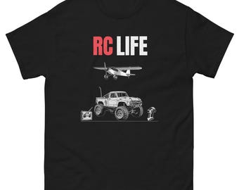 RC Life Tee – RC Super Cub Plane & Monster Truck Shirt