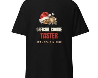 Official Cookie Taster — Grandpa Division Christmas Tee