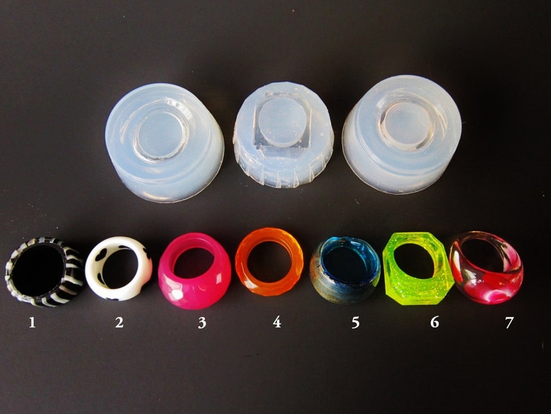 Rings Mold Clear Silicone Molds for Multiple Styles and Shape Etsy