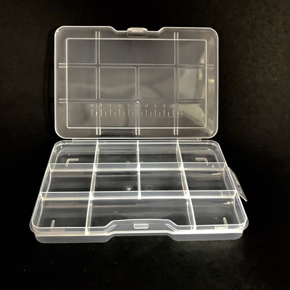 Plastic Storage Case With 11 Compartments Alamould Organizer Case. Alamould  Jewelry. Jewelry Box 