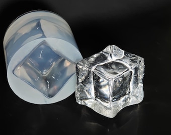 Clear Silicone Resin Mold for big ice cube.