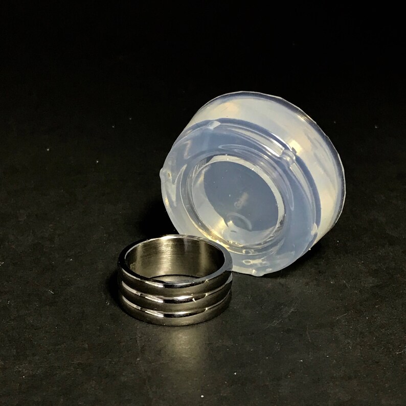 Ring Mold MR161 size 13. Clear silicone ring mold. Resin Etsy
