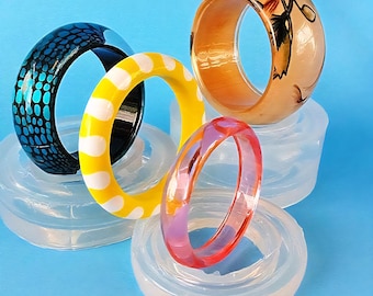 Silicone Bangle Mold, Clear Rubber Bracelet Mould