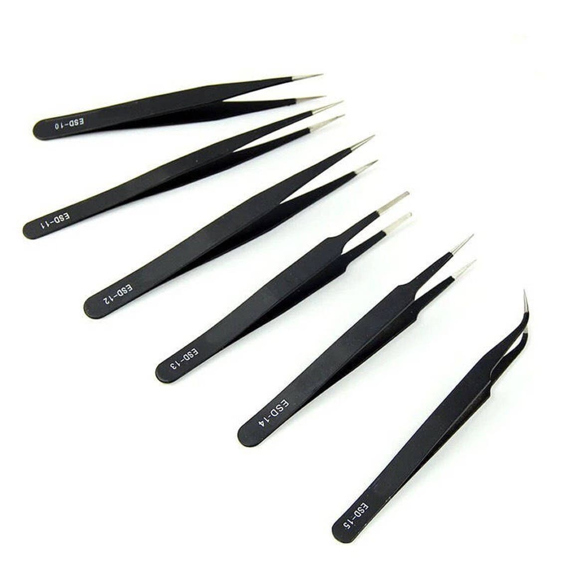 6pcs Art Craft BGA Precision Tweezer Set Antistatic Tweezers Etsy