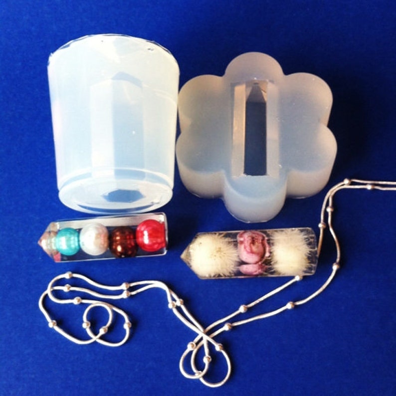 Faceted Crystal Pendant Clear Silicone Mold. Create Your Own Etsy