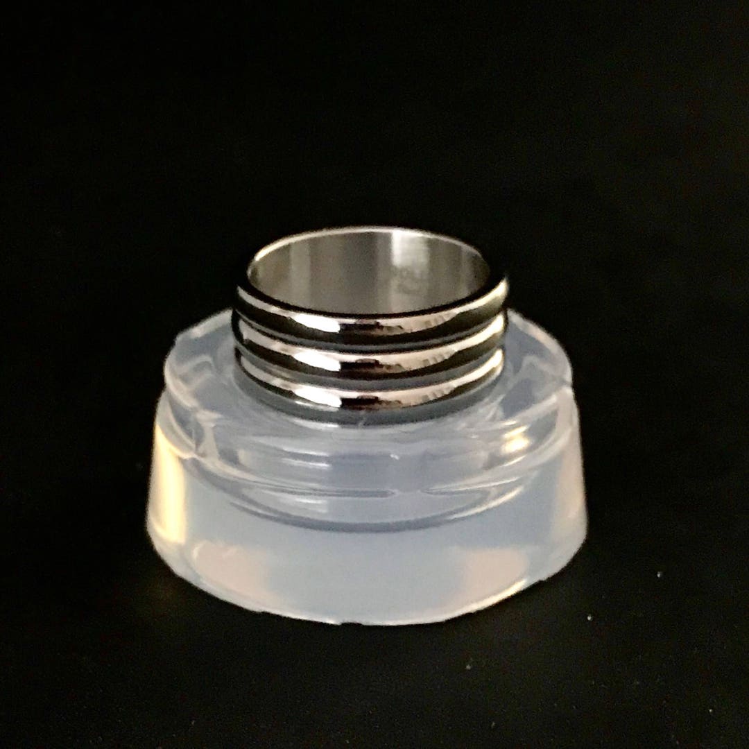 Ring Mold MR161 Size 13. Clear Silicone Ring Mold. Resin Mold, Polymer