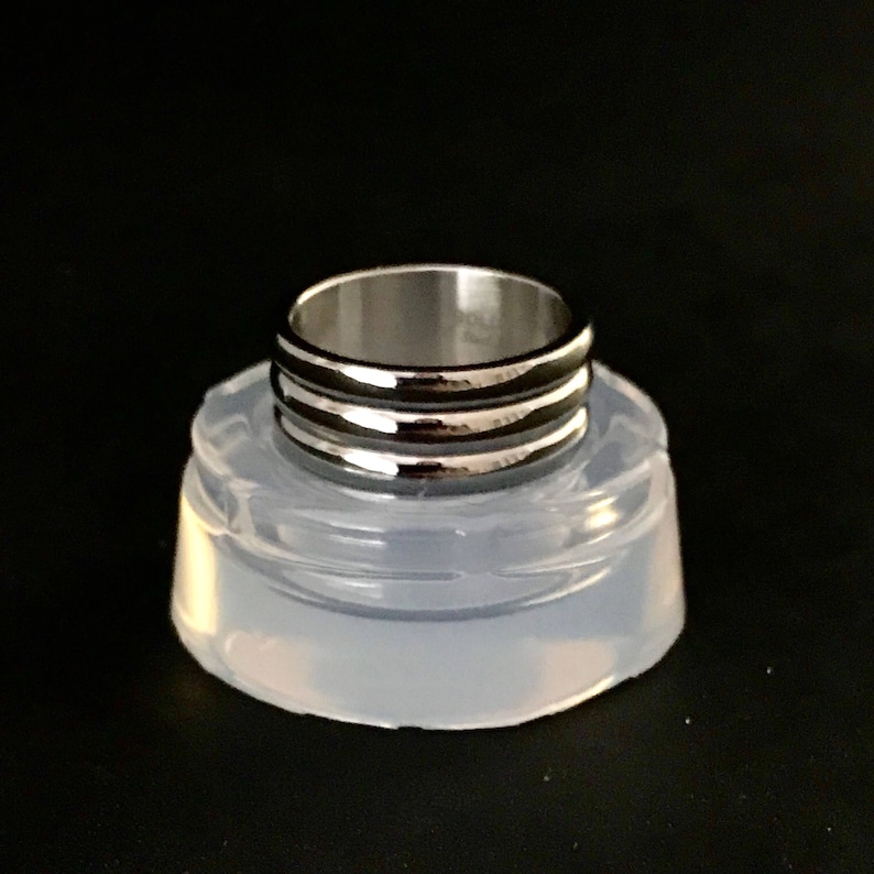 Ring Mold MR161 size 13. Clear silicone ring mold. Resin Etsy