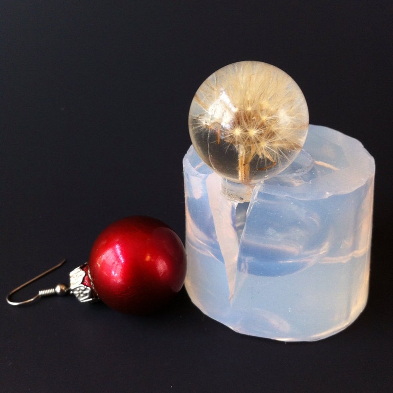 Spheres Pendands Clear Silicone Rubber Mold for Sphere Etsy