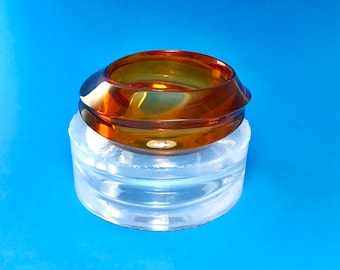 Wavy Rings Bangle Mold. Clear Silicone Mold. Resin jewelry molds. Made in USA. Resin, polymer clay molds (MB160)