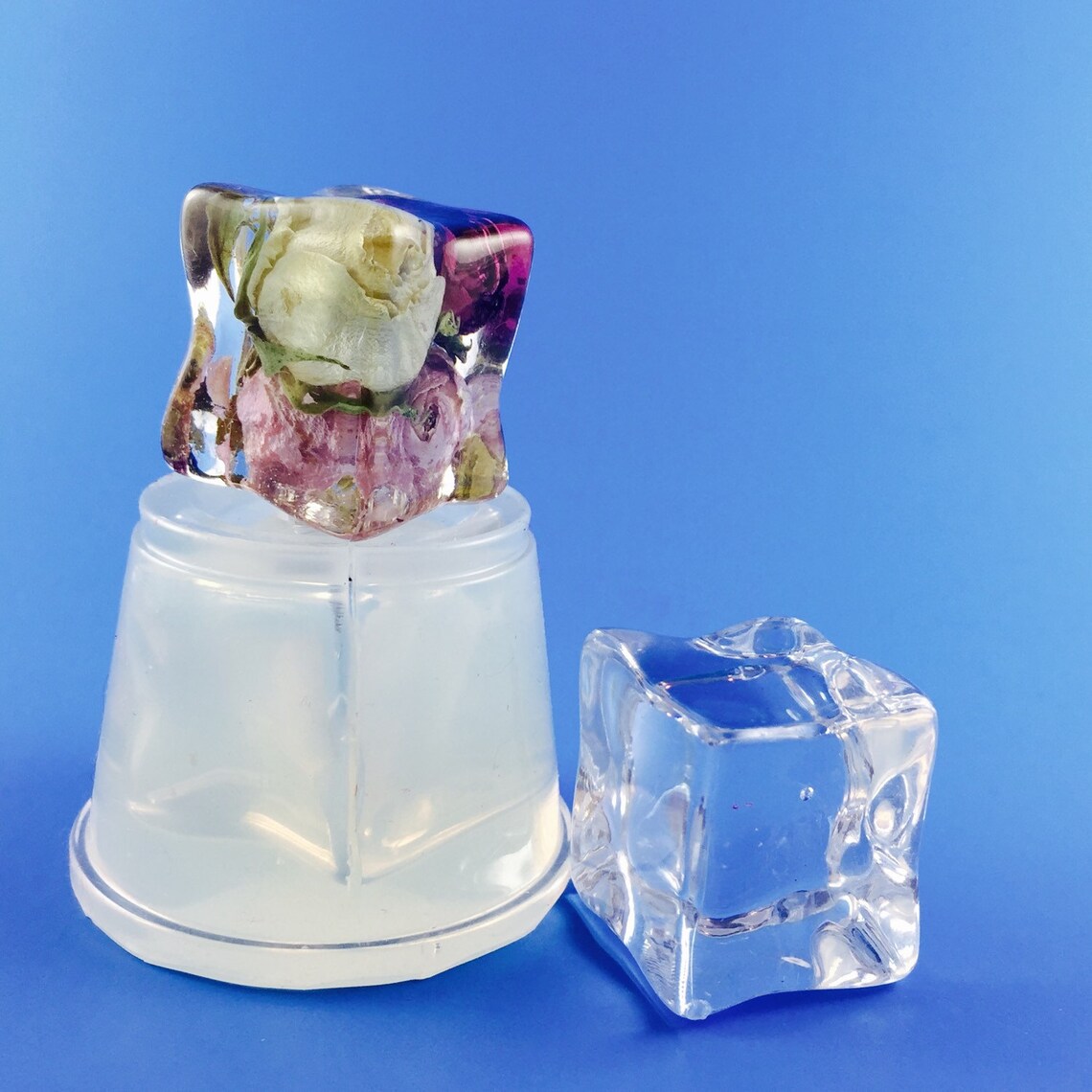 Pendant Ice Cube Clear Silicone Mold Create Your Own Resin Etsy