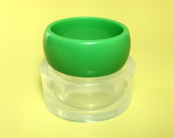 Clear silicone rubber mold for wide bangle bracelet. Create Your Own Bangle (MB059)