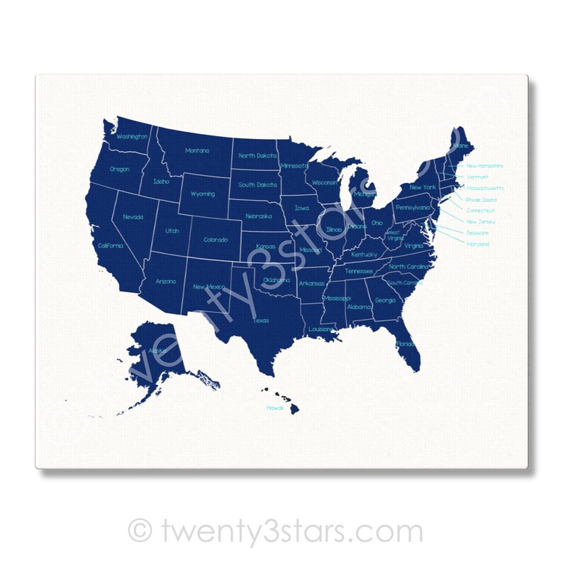 Custom United States Map Poster - Il 794xN.1425387267 7hhb