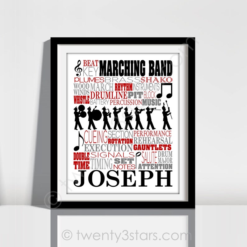 Oboe Typography Poster Oboist Gift Oboe Player Art Oboe Etsy