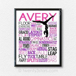 Gymnastics Poster Art, Gymnastics Gifts, Gymnastics Poster, Gymnastics Poster, Gymnast Team Gift, Gymnast Gift, Gymnast Art Print, Gym Coach image 10