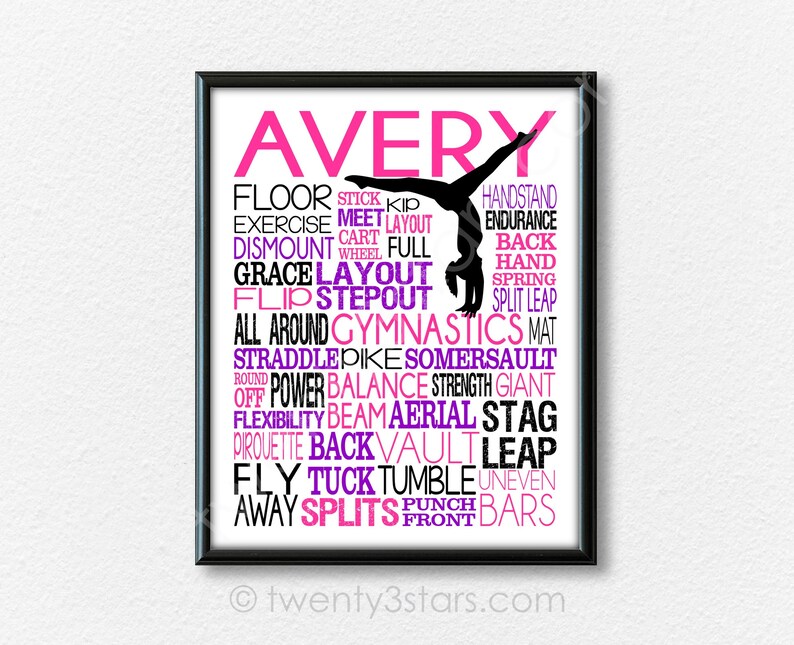 Gymnastics Poster Art, Gymnastics Gifts, Gymnastics Poster, Gymnastics Poster, Gymnast Team Gift, Gymnast Gift, Gymnast Art Print, Gym Coach image 10