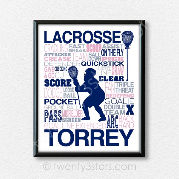 Lacrosse Goalie Etsy