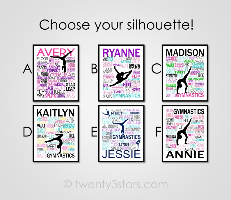 Gymnastics Poster Art, Gymnastics Gifts, Gymnastics Poster, Gymnastics Poster, Gymnast Team Gift, Gymnast Gift, Gymnast Art Print, Gym Coach image 2