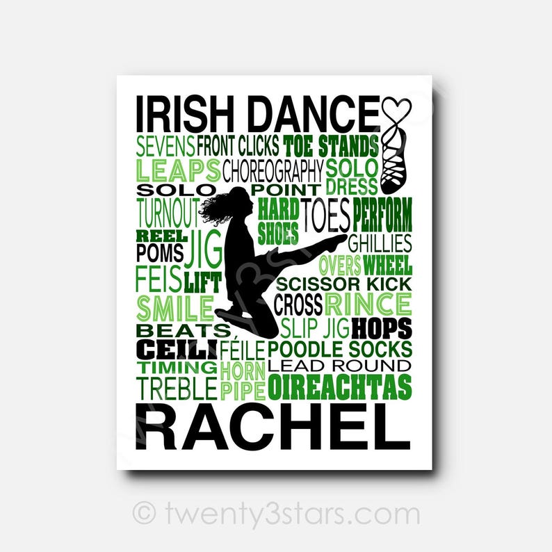 Personalized Jazz Dance Art Print: Custom Typography, Dancer Gift image 16