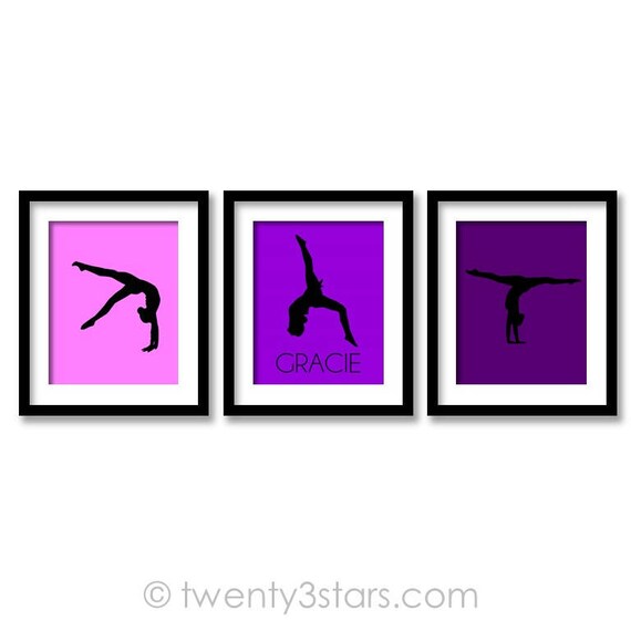 Gymnastics Name Posters Gymnast Gift Gymnastics Gift Etsy