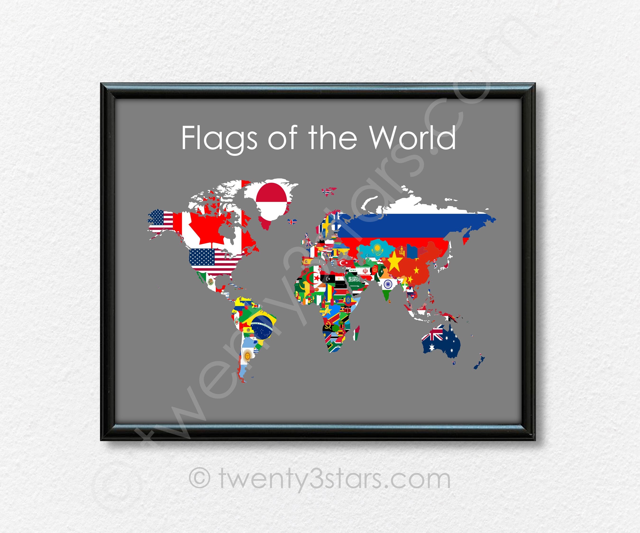 World Car Logo Badges Block Giant Wall Art Poster