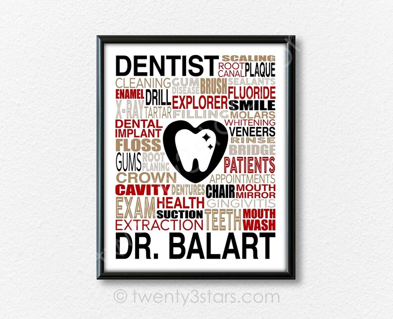 a black and white poster with a tooth on it