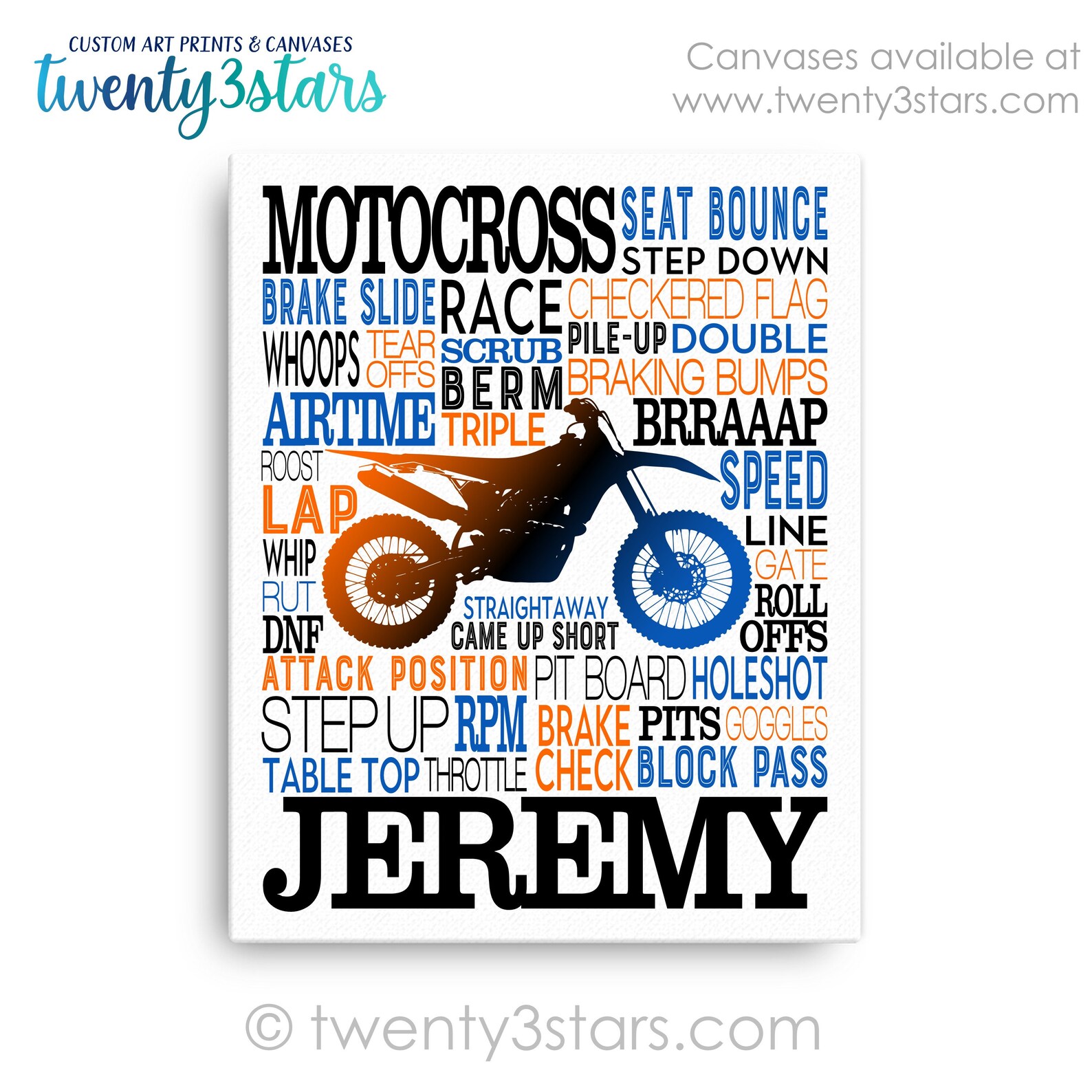 Motocross Word Art Gift for Motocross Riders Motocross Gift Etsy