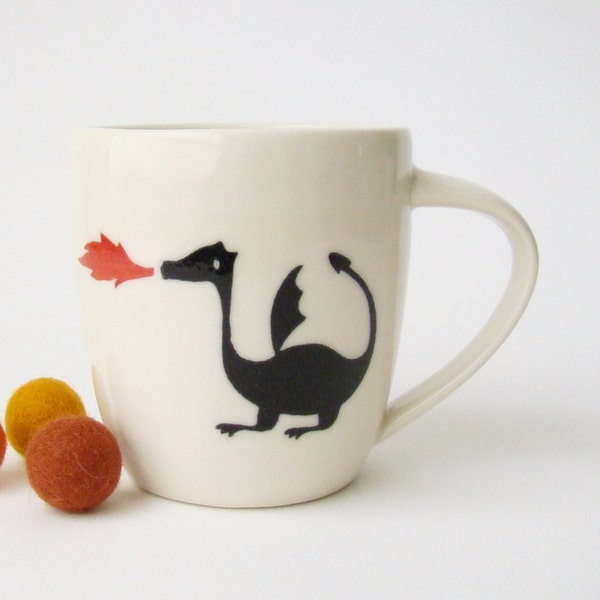 Handmade Ceramic Mug - Dragon