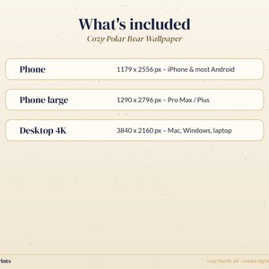 Telefoonachtergrond met ijsbeer, schattige achtergrond met noorderlicht voor iPhone, 4K bureaubladachtergrond met poolvos afbeelding 4
