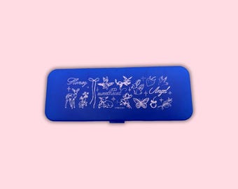 Organizador de pastillas Coquette para 7 días (mañana y noche) / Pastillero semanal / Estuche médico estético y bonito para mujeres / Regalo para el autocuidado / Regalo ideal para la salud mental
