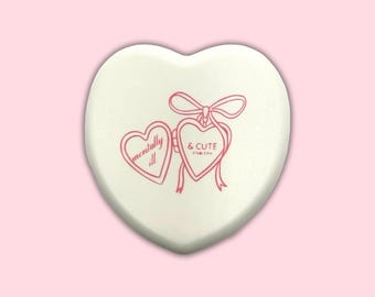 Heart-Shaped Pill Box | Mentally Ill & Design, Travel Pill Case