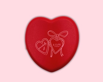 Mentally Ill Pill Box | Red Travel Pill Case, Mental Health Reminder, Self-Care Gift