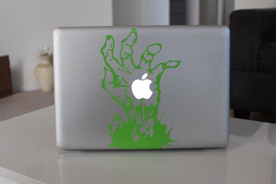 zombie macbook sticker