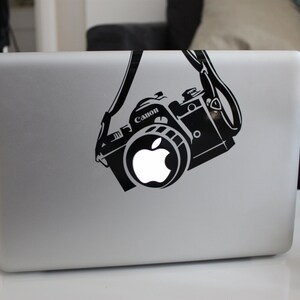 Canon Camera Funny Decal Sticker for Apple MacBook