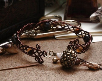 Strength of Freydis - Fantasy Viking Celtic Cuff Bracelet