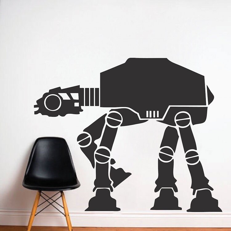 Imperial Walker Decal Graphic Star Wars Wall Decal Star Wars Etsy