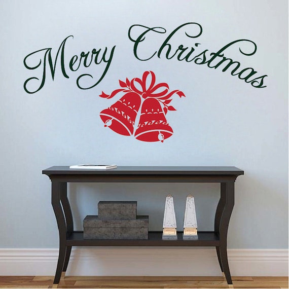 Merry Christmas Wall Lettering christmas wall sayings Etsy