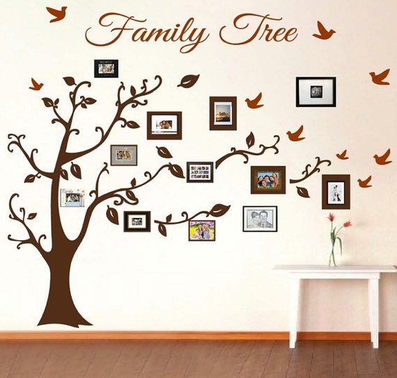 View Family Tree Picture Frame Wall Decor Gif